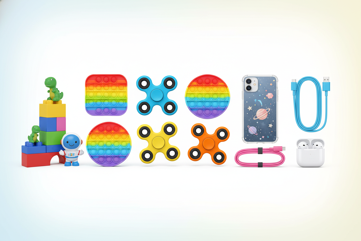 Toys, Fidgets and Tech Accessories