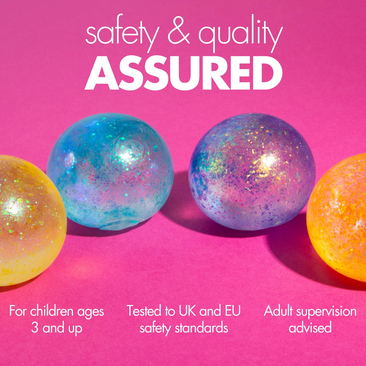 RMS Playhub Glitter Squishy Ball