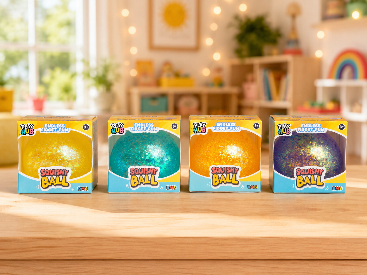 RMS Playhub Glitter Squishy Ball