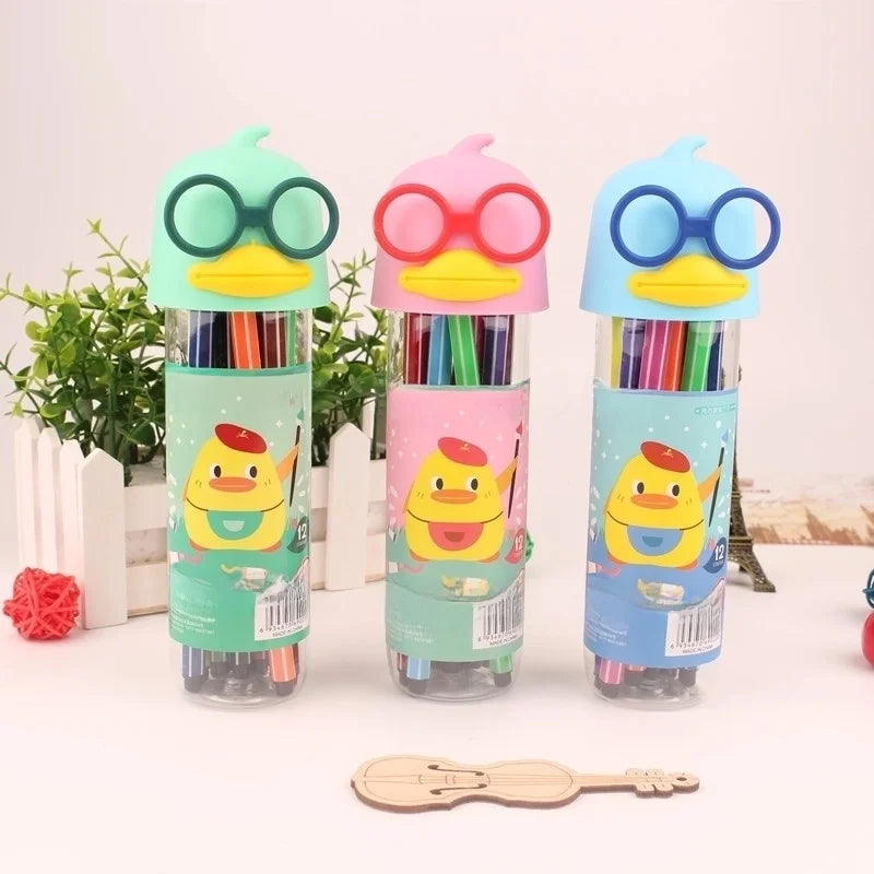 Chicken 12 Colour Pen Set