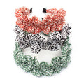 Animal Print Ruffle Style Headband