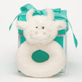 Cream Highland Cow Baby Plush Soft Toy Rattle
