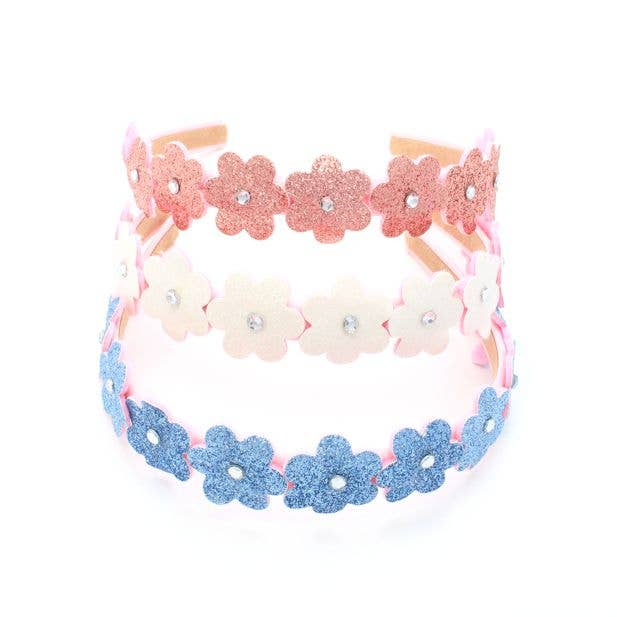 Glitter Flower Headband