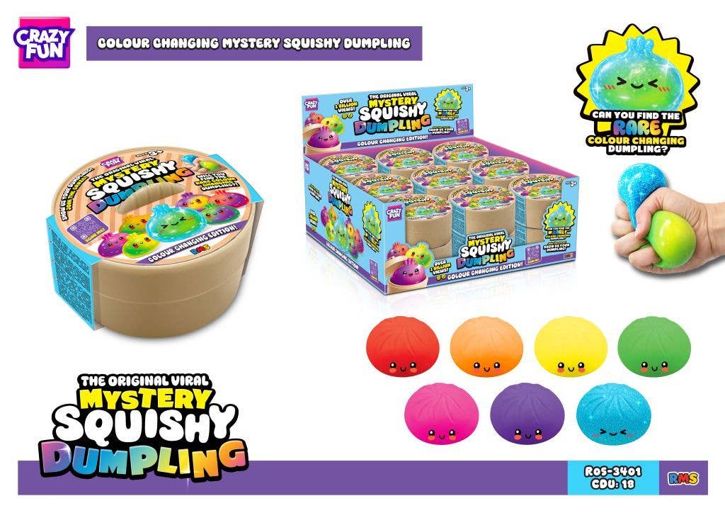RMS Crazy Fun Squishy Dumpling Colour Changing Edition
