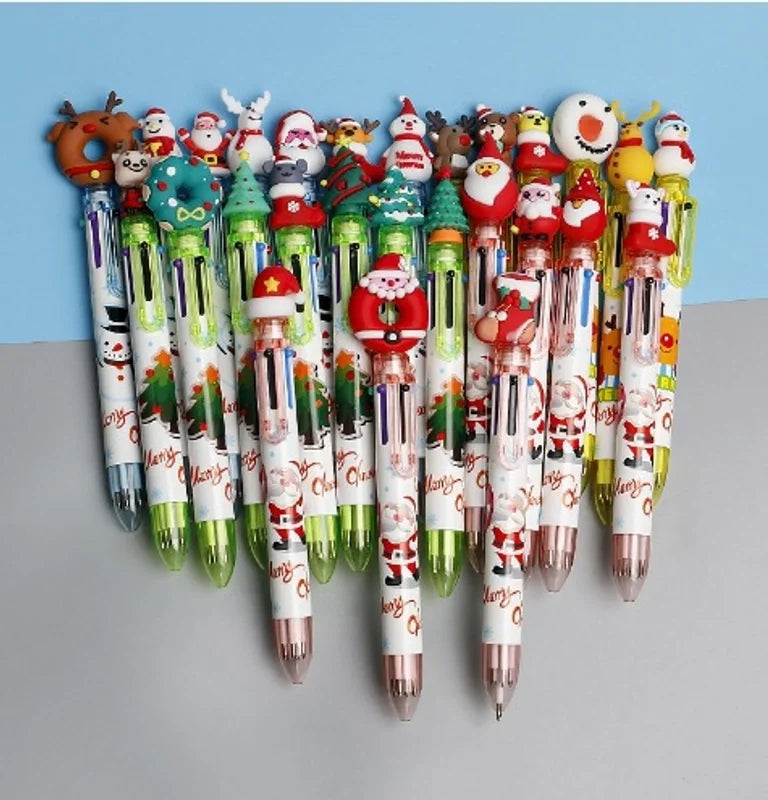 6 Colour Christmas Pen