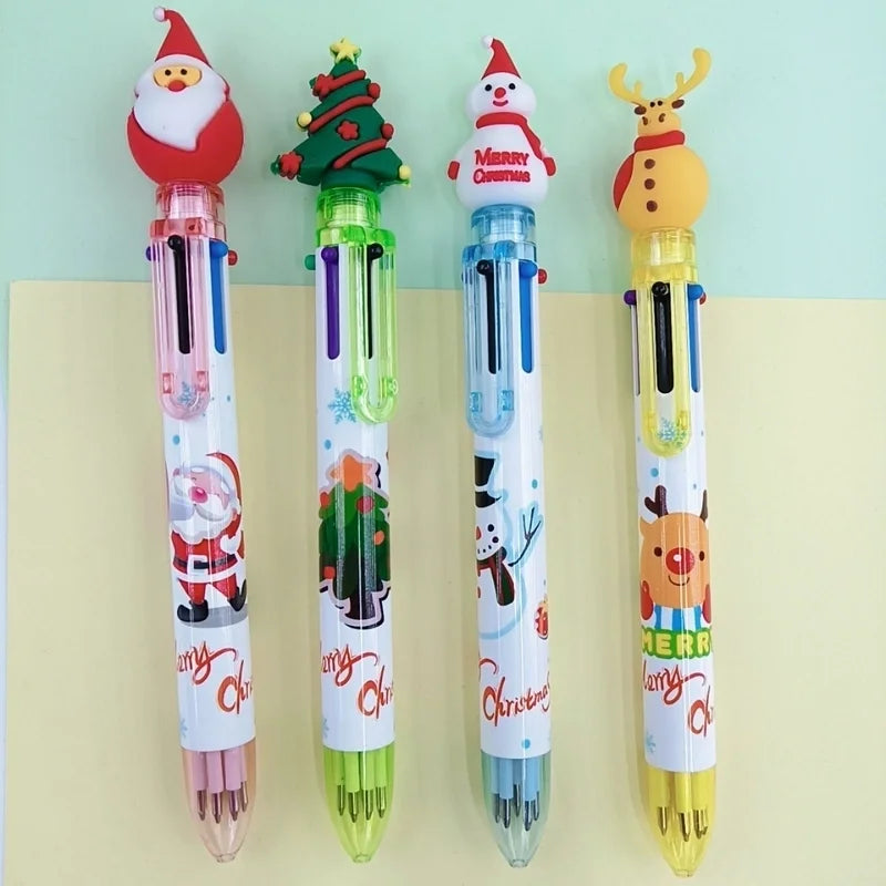 6 Colour Christmas Pen