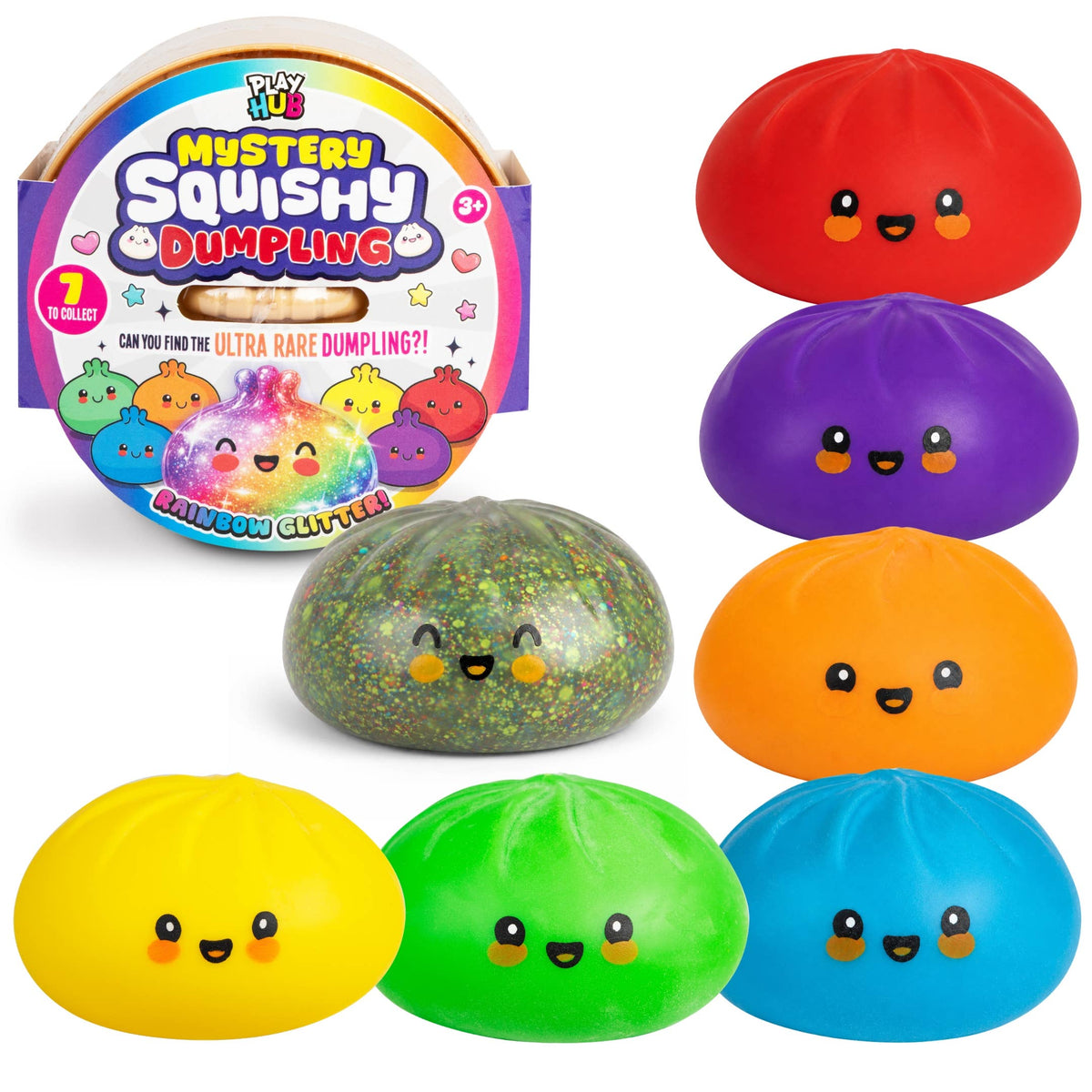 RMS Playhub Mystery Rainbow Glitter Dumpling