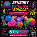 6 Sensory/Stretchy Items for £15
