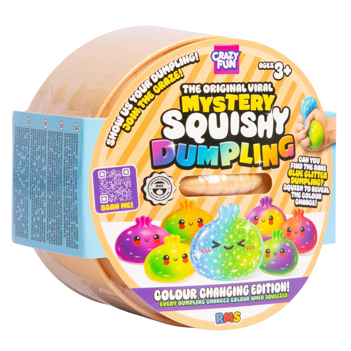 RMS Crazy Fun Squishy Dumpling Colour Changing Edition