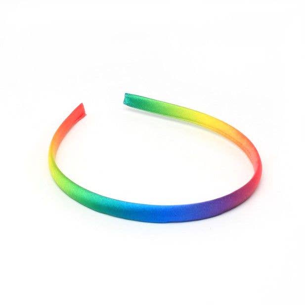 8mm Wide Rainbow Headband