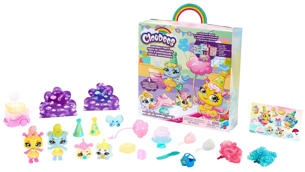 Cloudees Collectible Pets Birthday Ice Cream Party Set