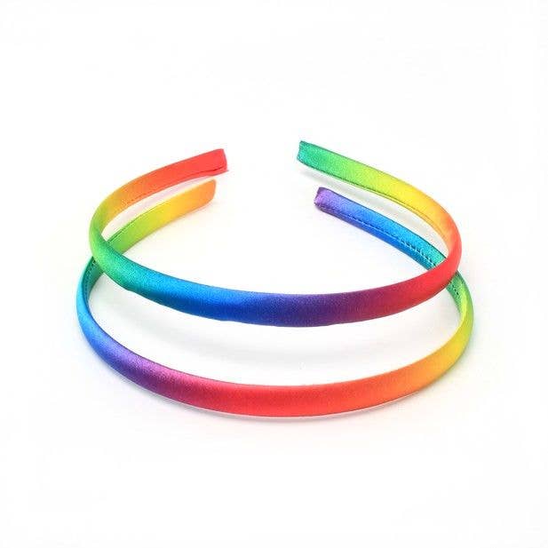 8mm Wide Rainbow Headband