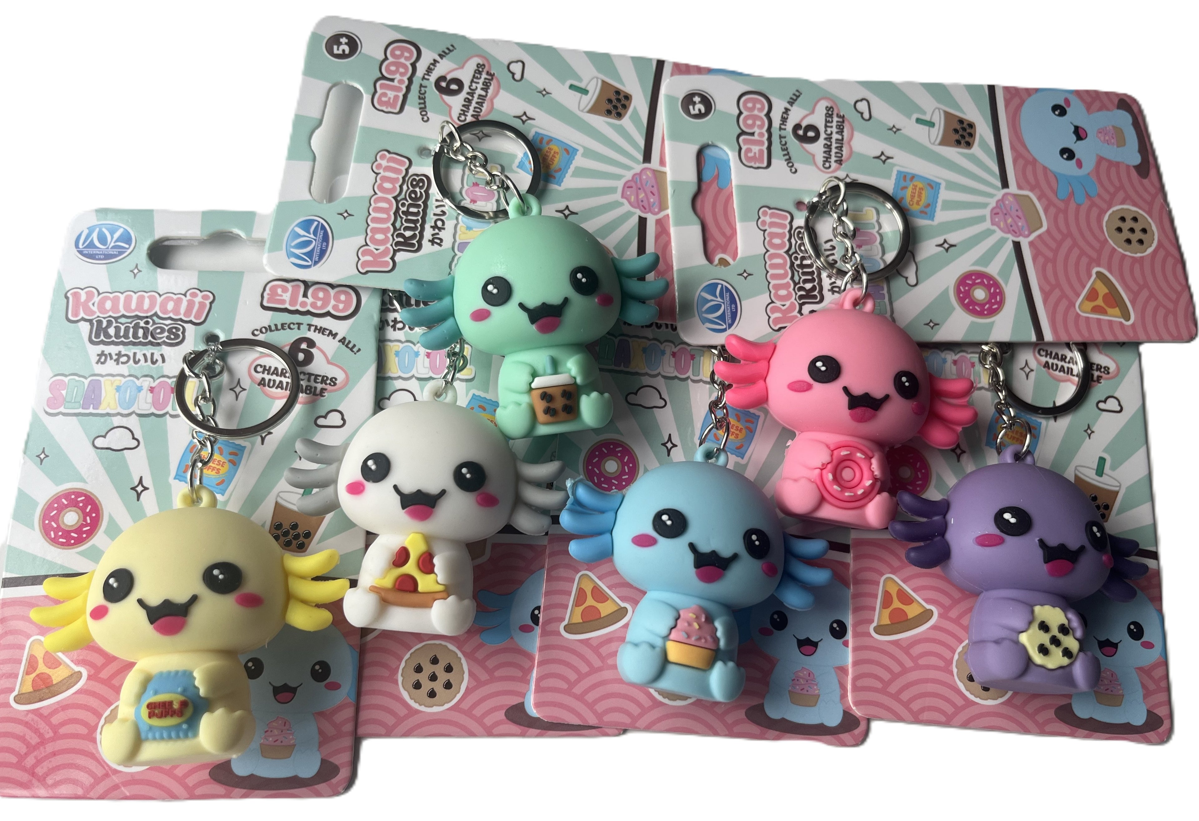 Kawaii Kuties Snackalot Keyrings