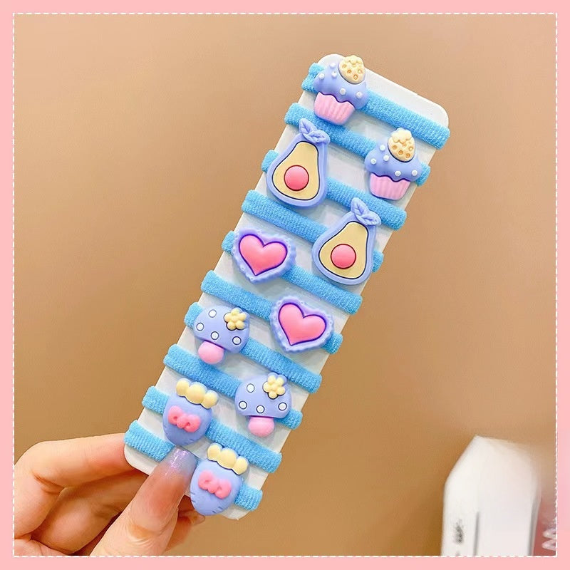Set of 10 Multiple Styles Small Hair Bands