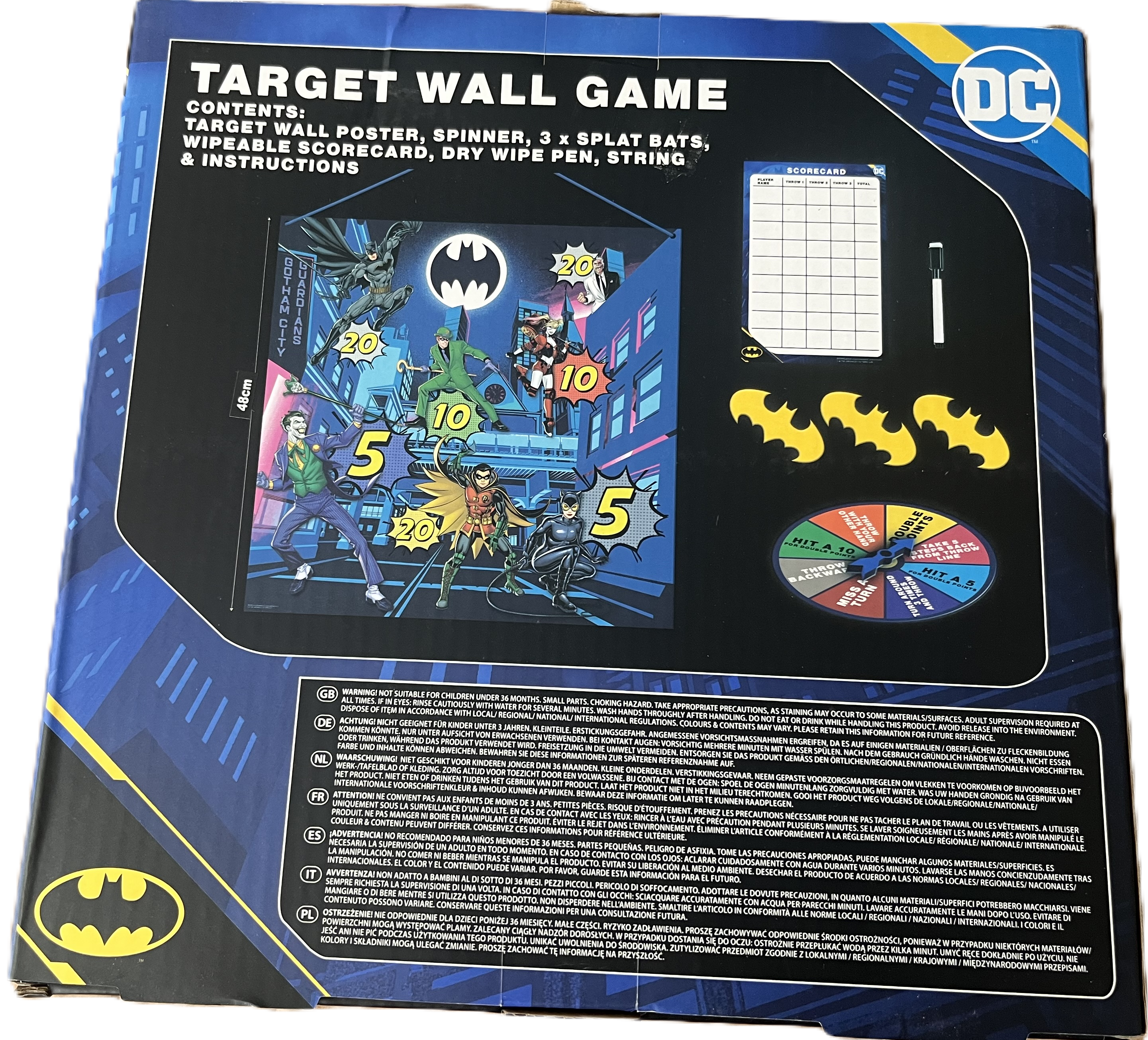 Batman Target Wall Game