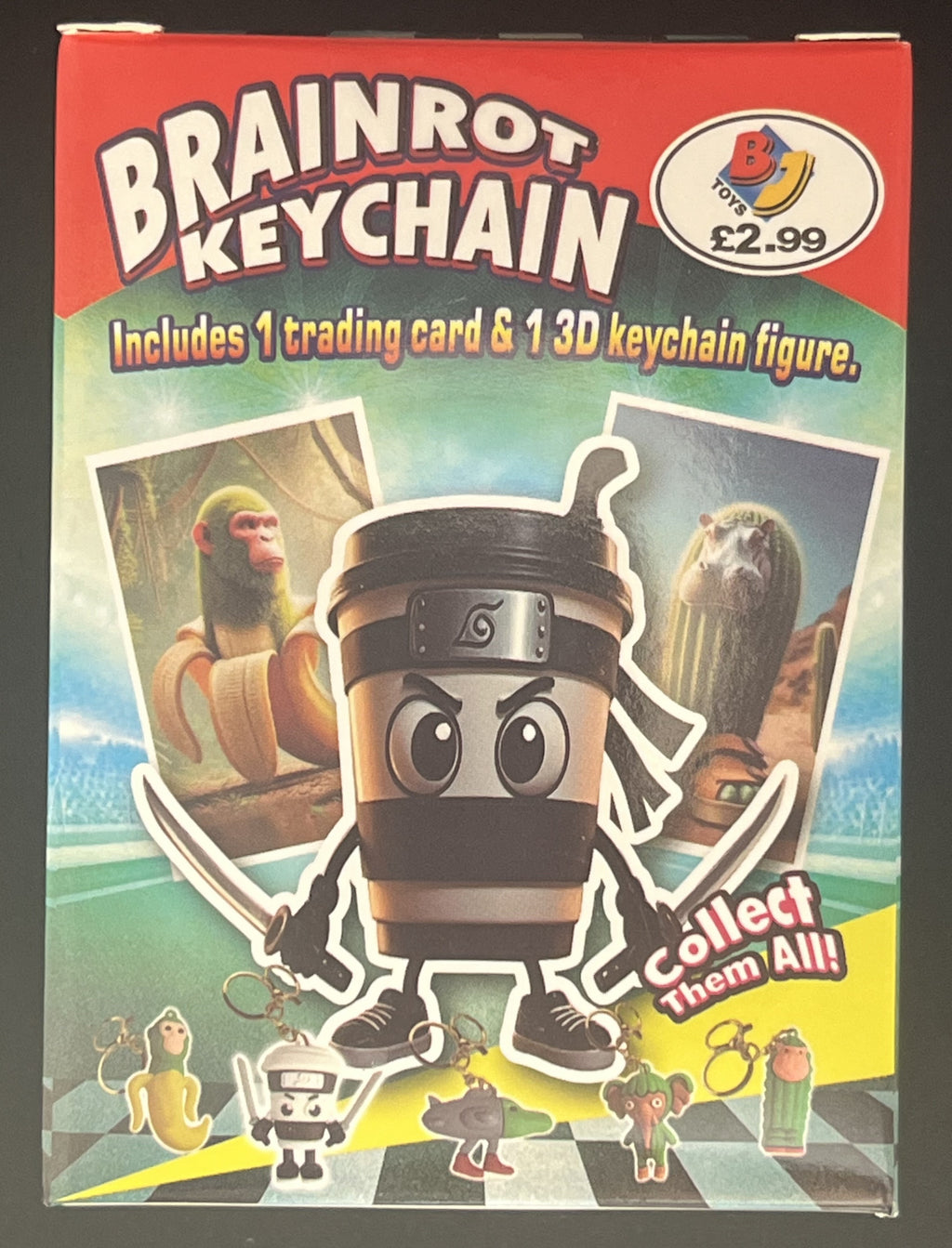 Brainrot Keychain