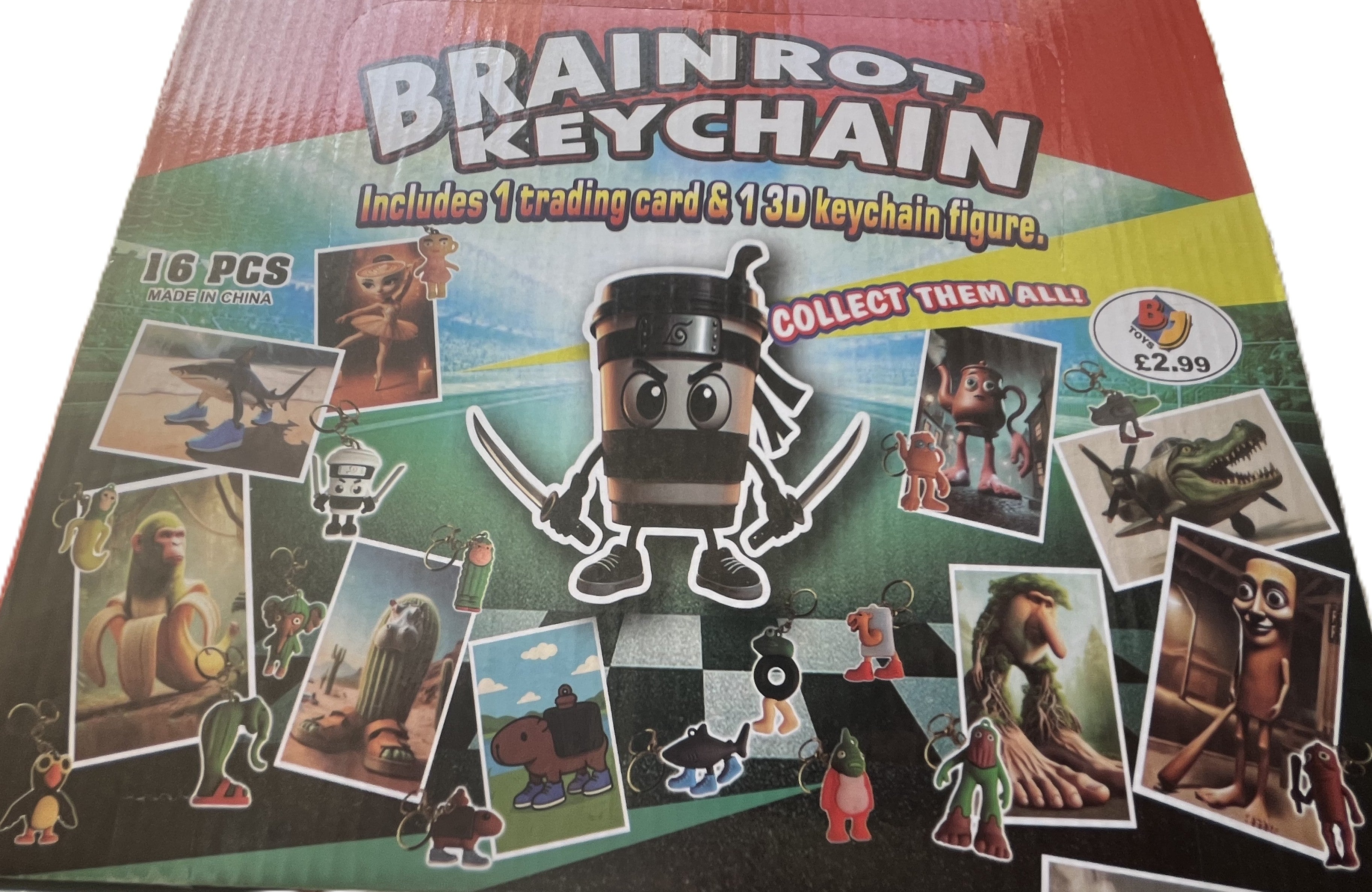 Brainrot Keychain