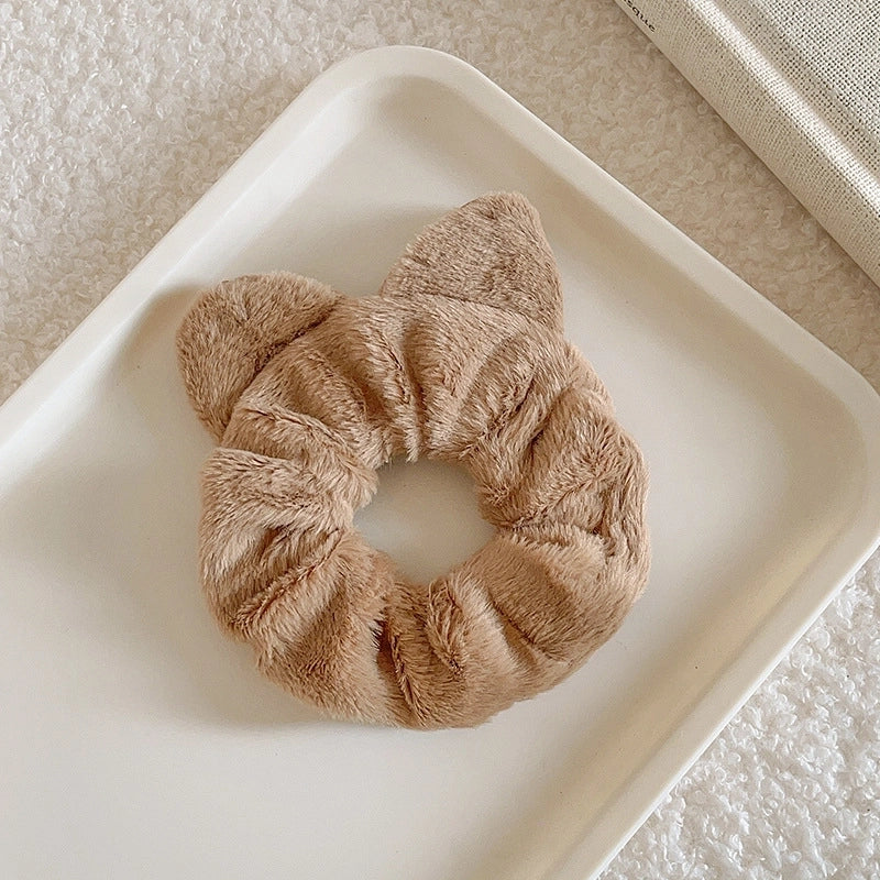 Cat Ears Plush Hair Tie