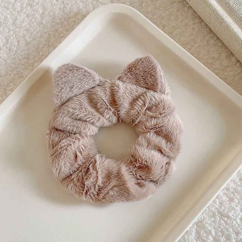 Cat Ears Plush Hair Tie