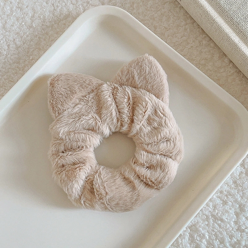 Cat Ears Plush Hair Tie