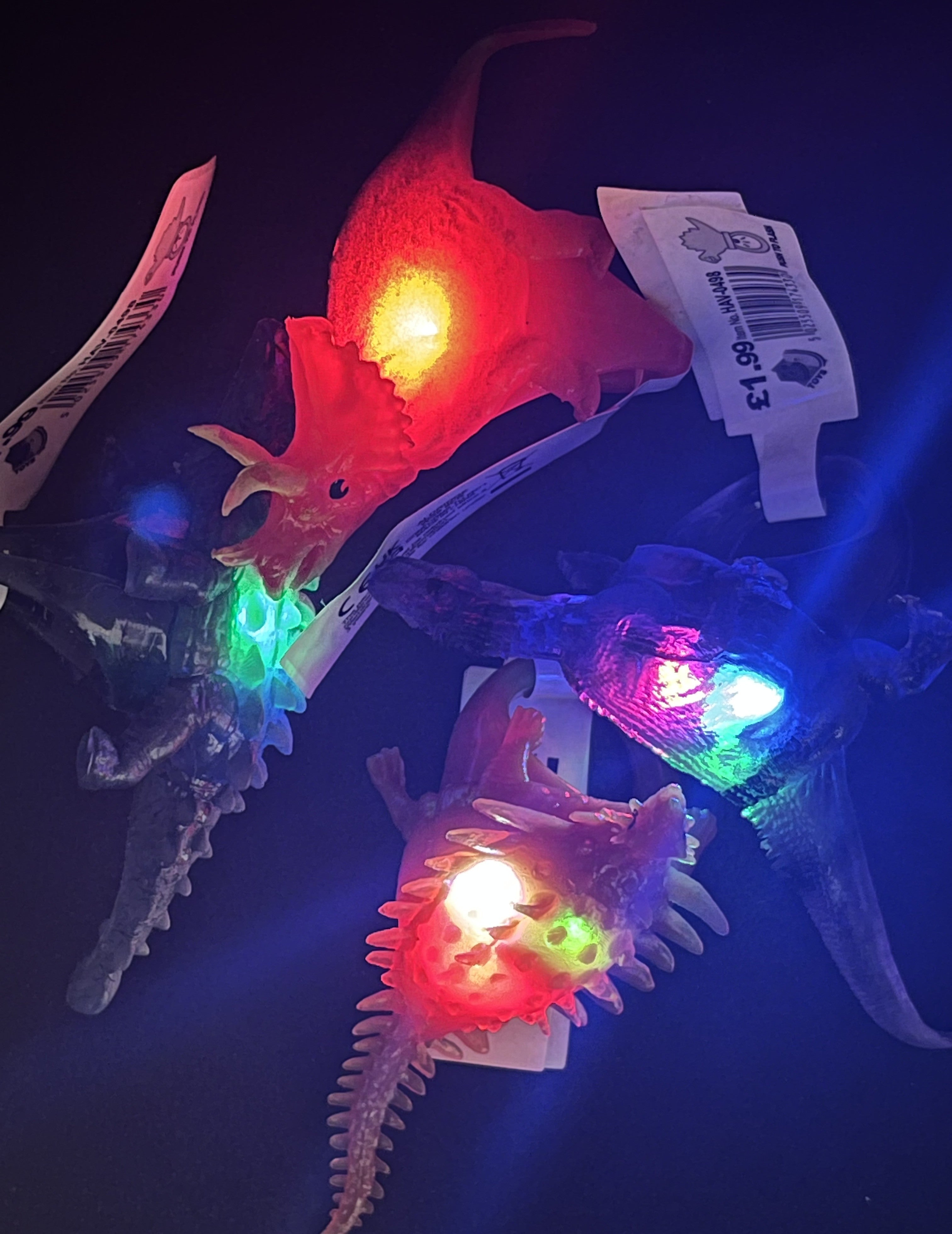 Flashing Dino Rings