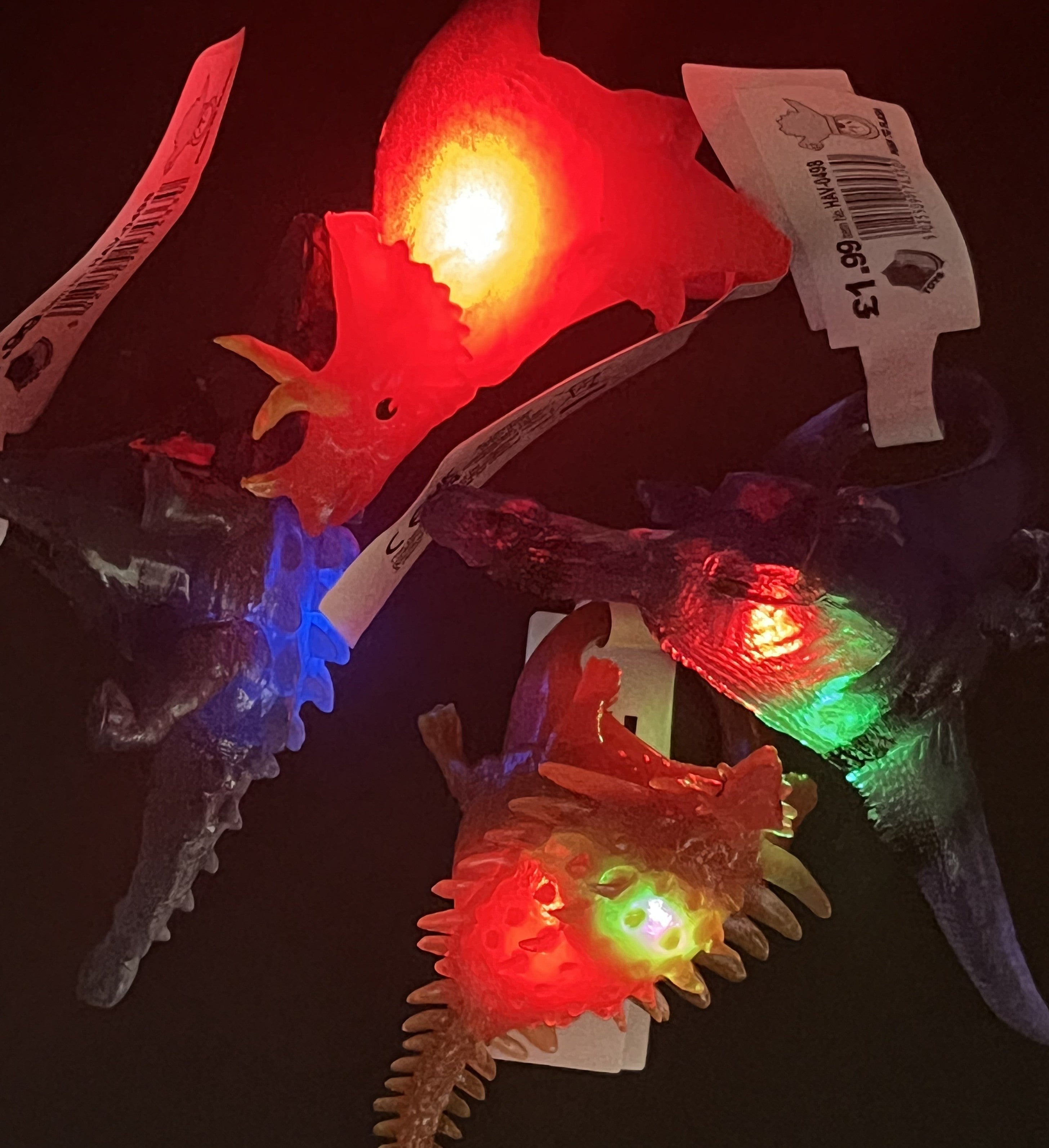 Flashing Dino Rings