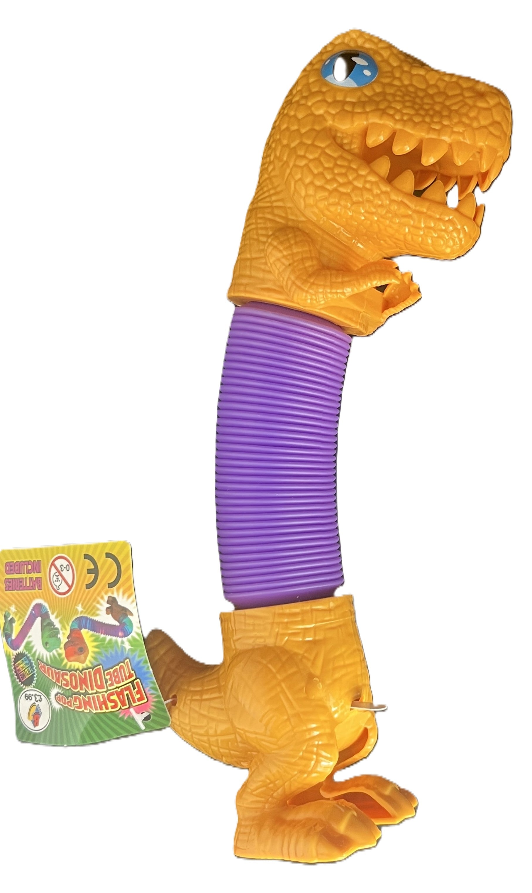 Flashing Pop Tube Dinosaur
