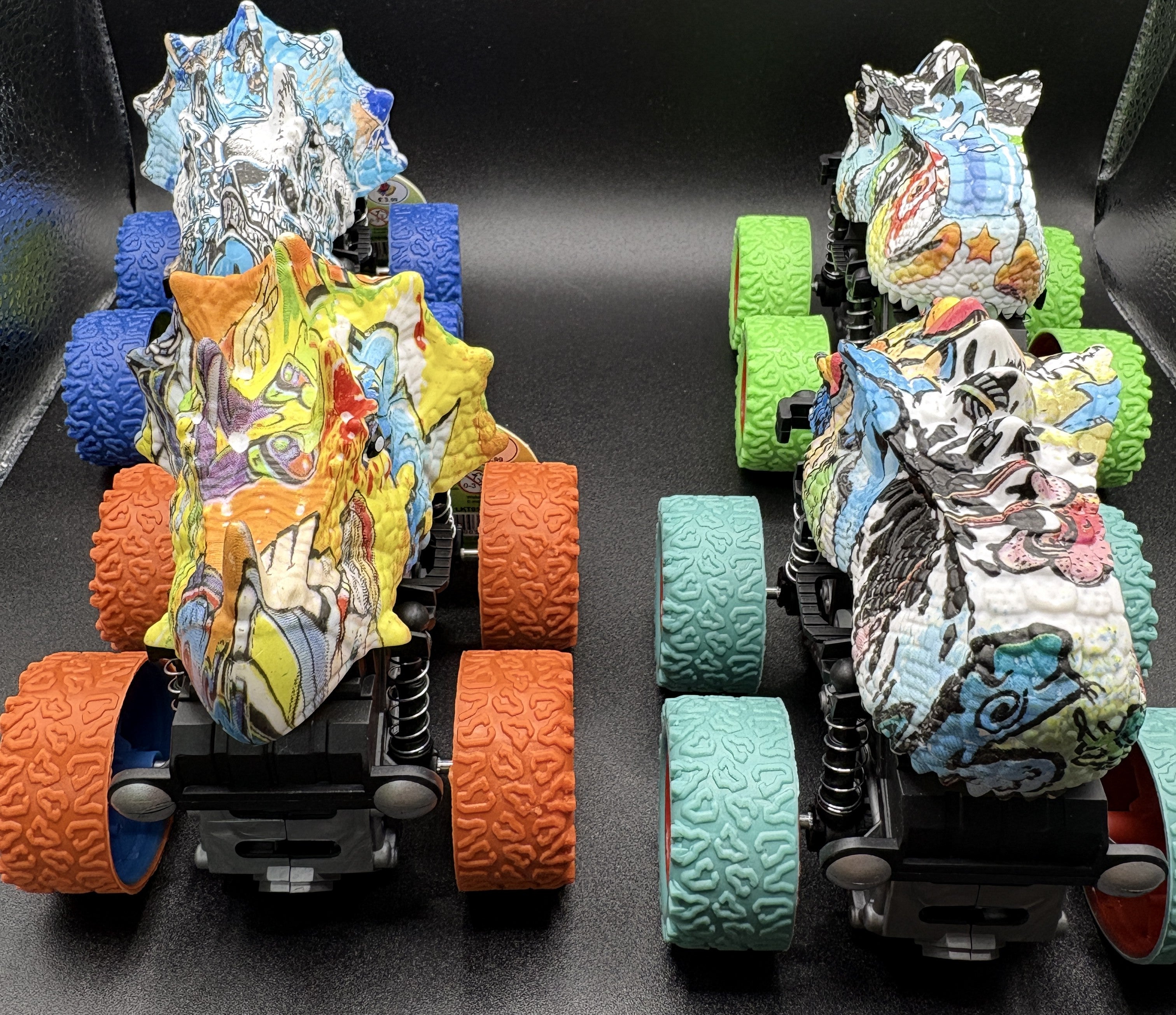 Graffiti Dinosaur Cars