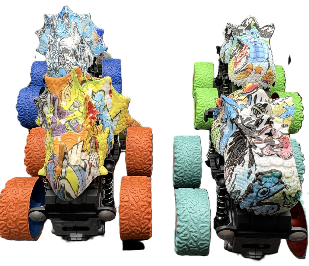 Graffiti Dinosaur Cars