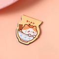 Greedy Cat Magnetic Bookmark