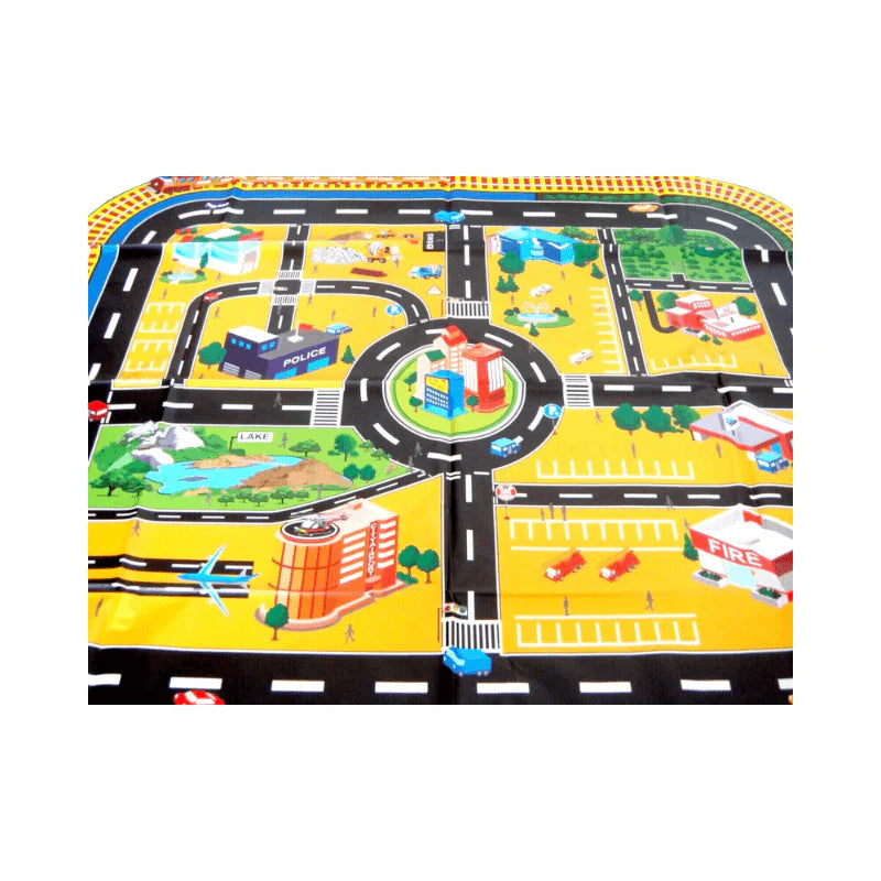 Giant City Playmat | Imaginative Play | Wipe Clean | 78cm x 92cm