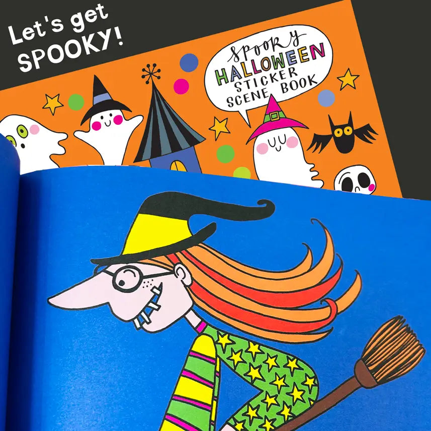 Rachel Ellen's Spooky Halloween Sticker Scene