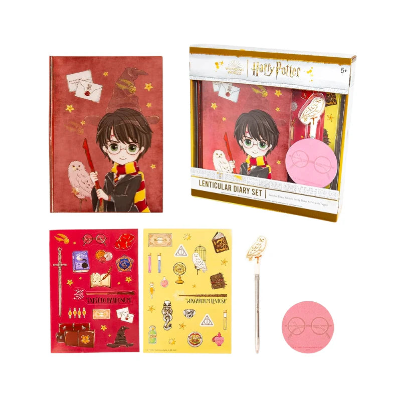 Harry Potter Lenticular Diary Set | Wizarding World Stationery Gift
