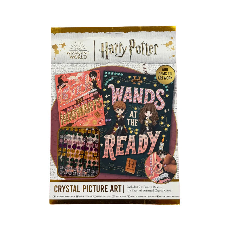 Harry Potter 4 Item Bundle - Paint, Plush, Diary & Crystal Art
