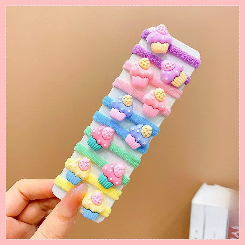 Set of 10 Multiple Styles Small Hair Bands