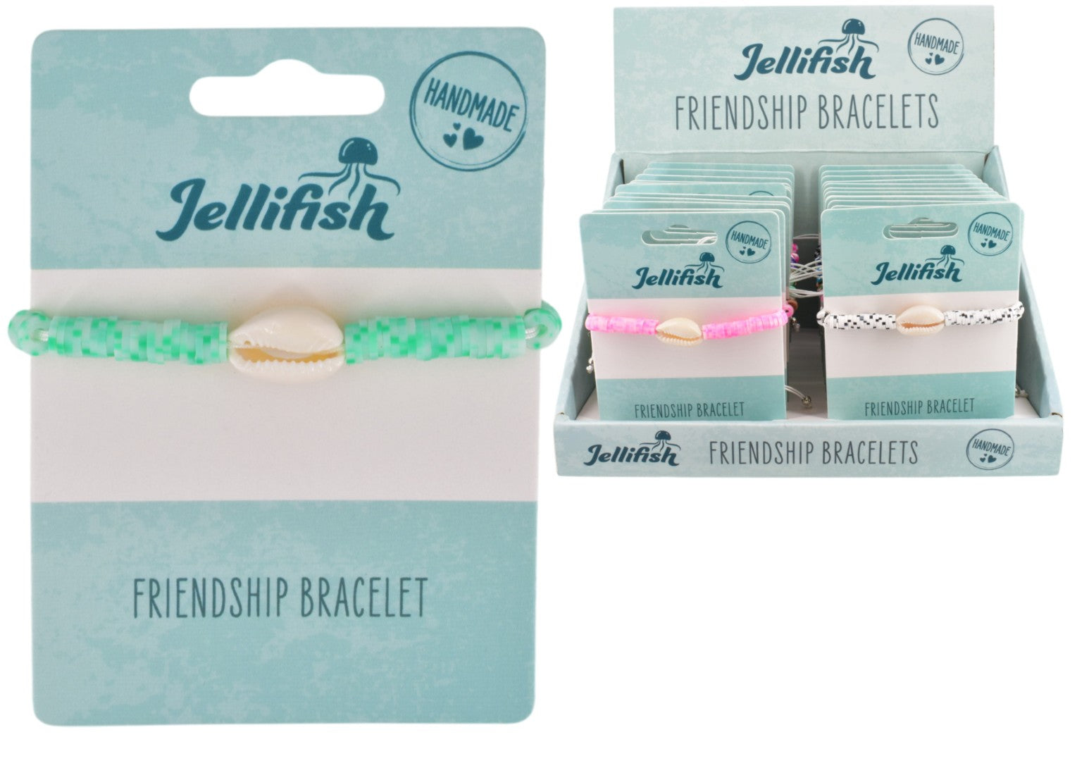 Jellifish Friendship Bracelet with Seashell