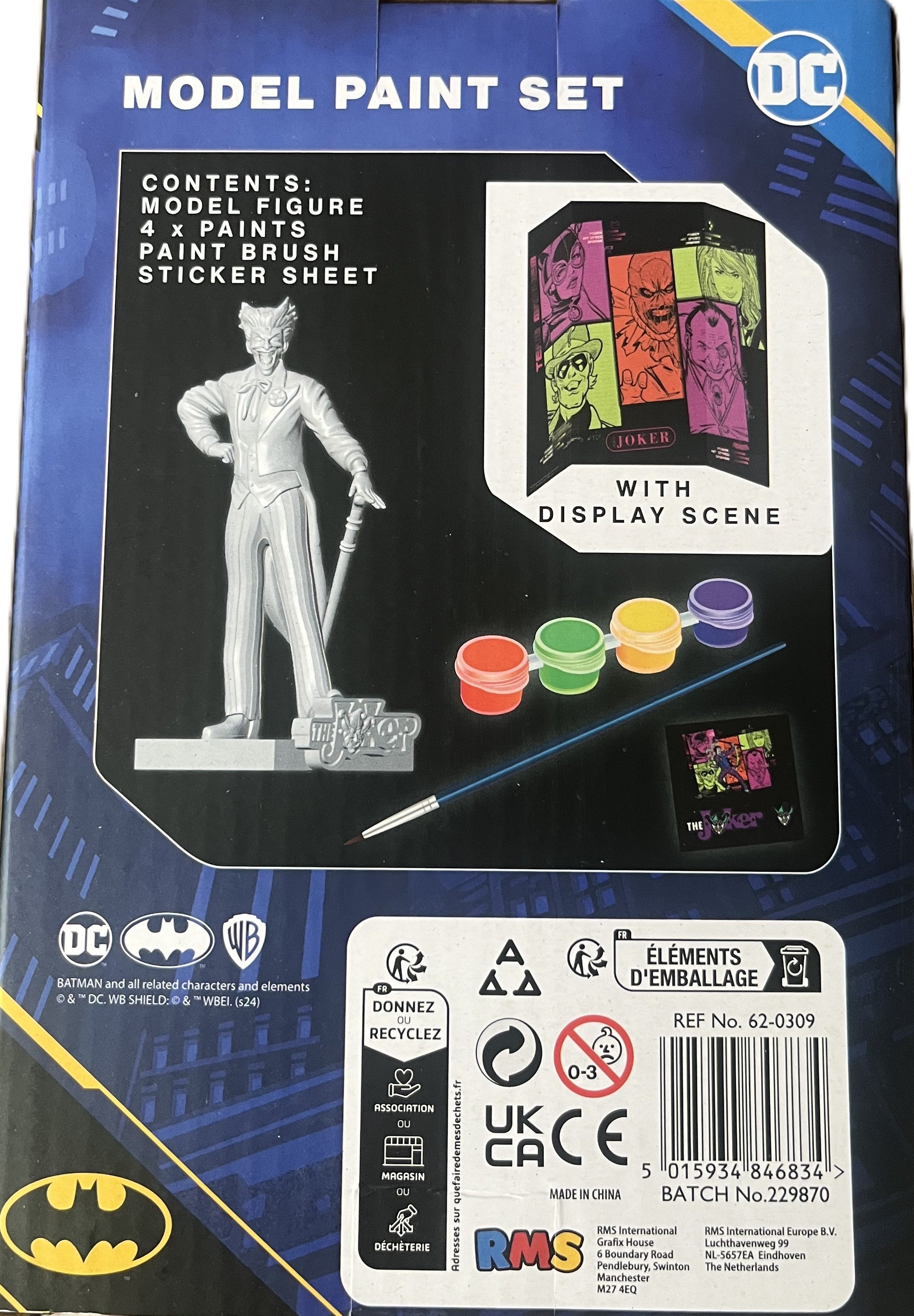 Batman's Joker Paint Your Own Model Set