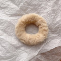 Khaki Plush Hair Tie