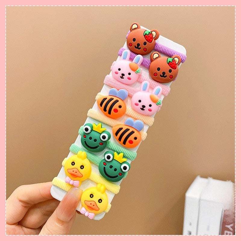Set of 10 Multiple Styles Small Hair Bands