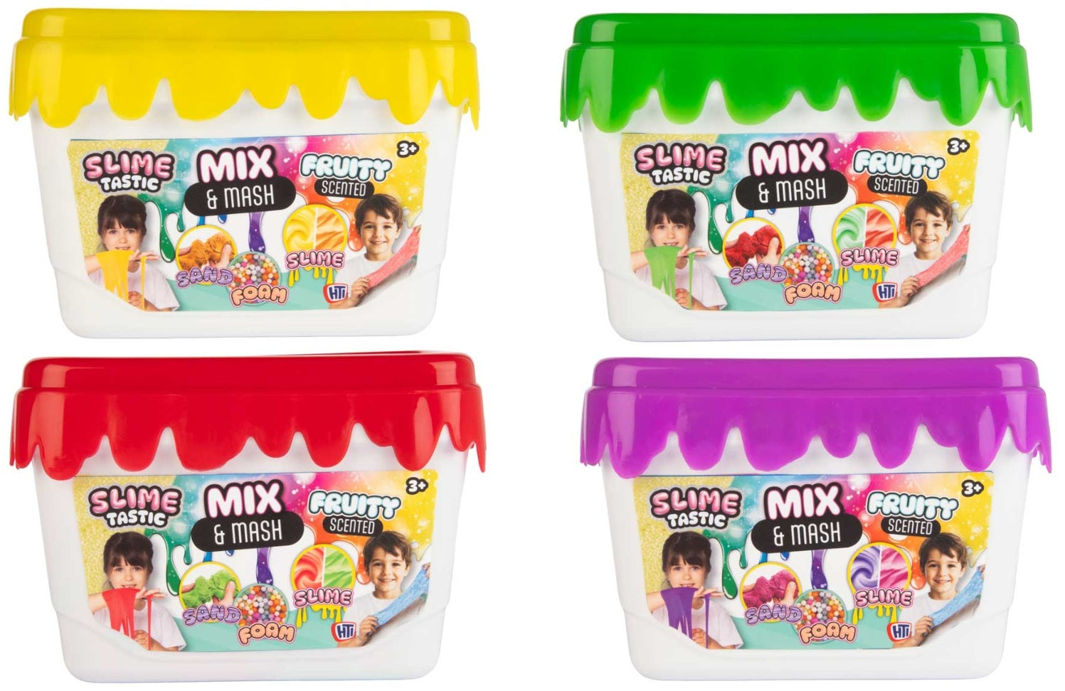 Slimetastic Mix & Match Fruity Scented Slime Bucket