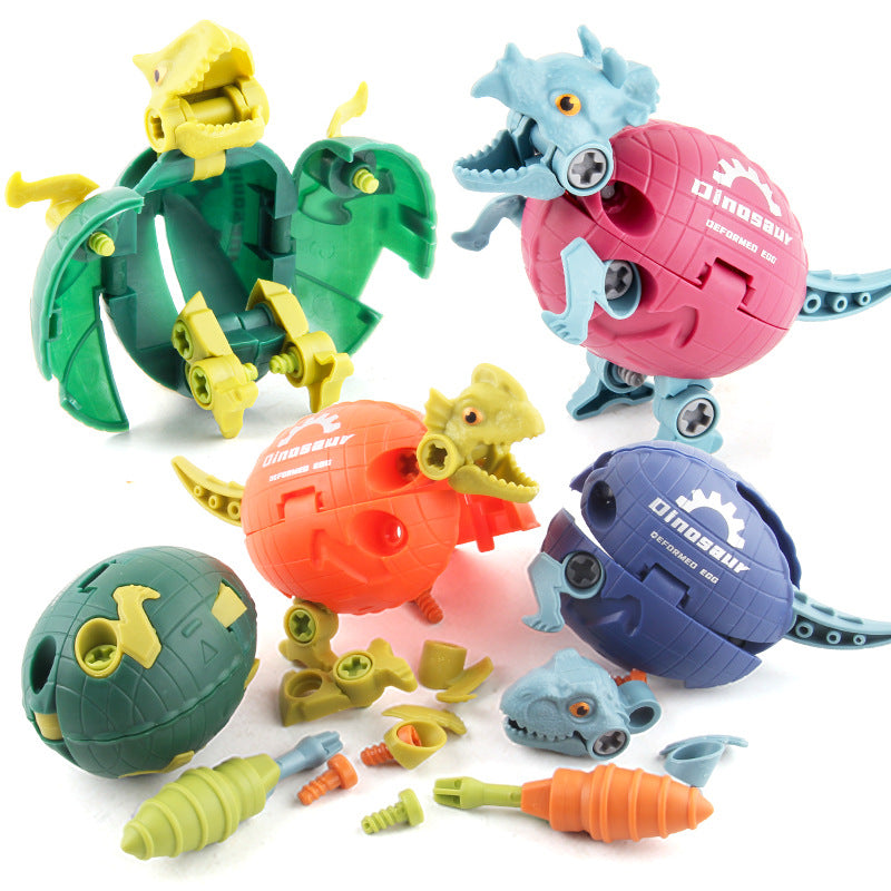 Dinosaur Building Eggs