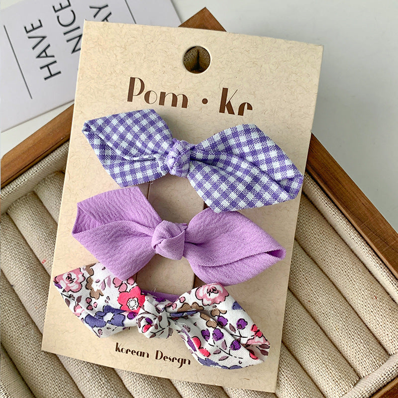 Pack of 3 Knot Hair Clips