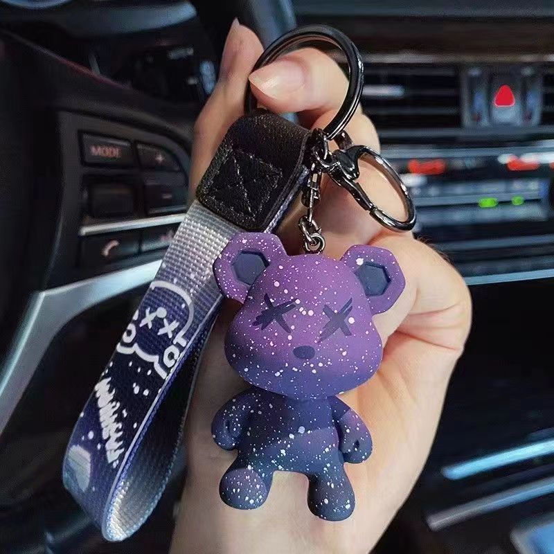 Bear Resin Keychain