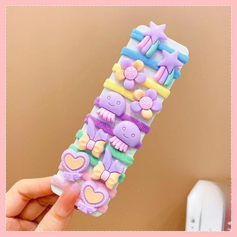 Set of 10 Multiple Styles Small Hair Bands