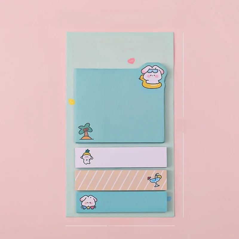 Rabbit On Holiday Sticky Notes