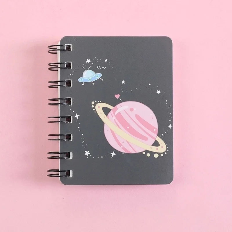 Pink Planet Mini Notebook