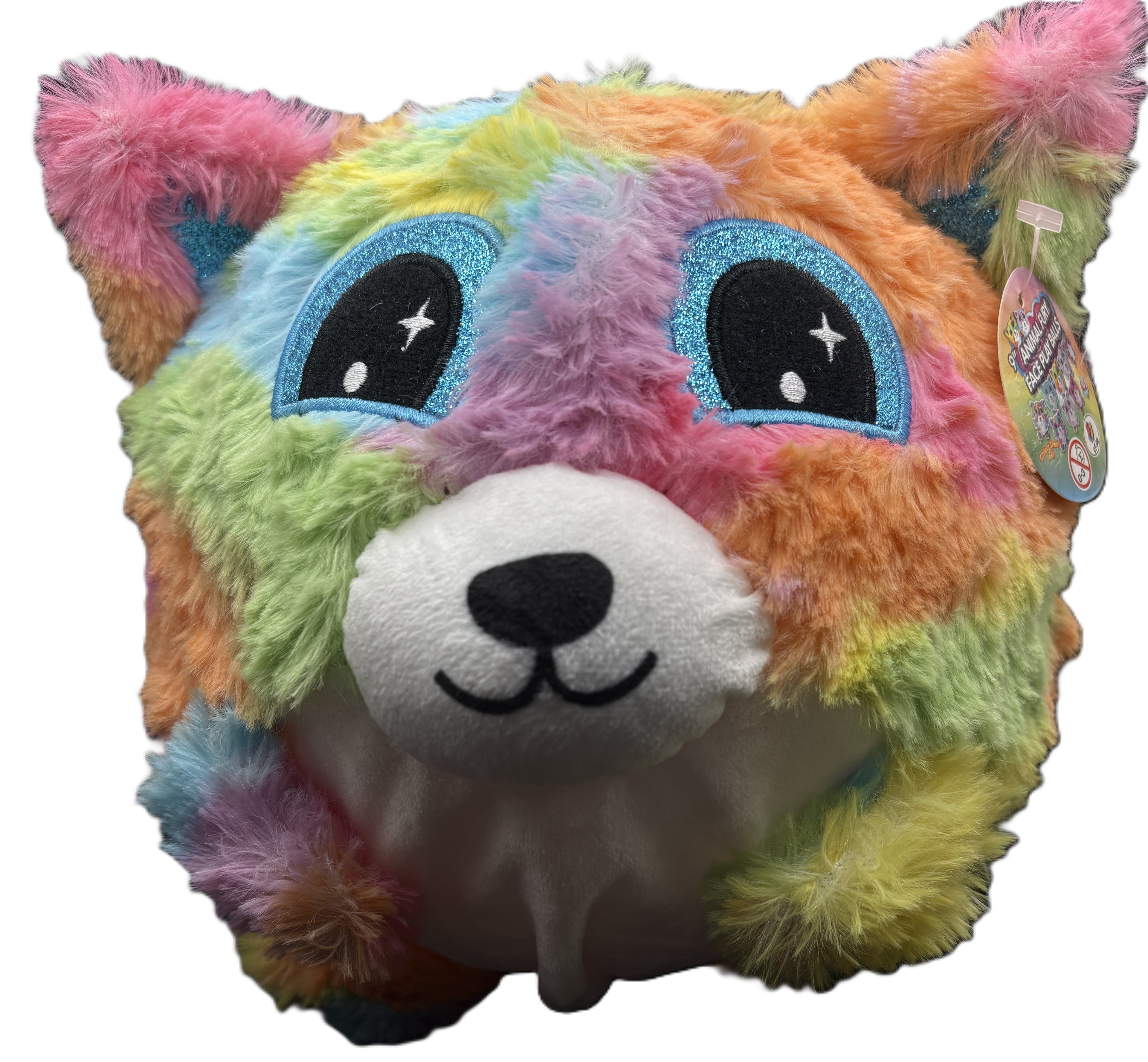 Rainbow Blob Teddy Ball