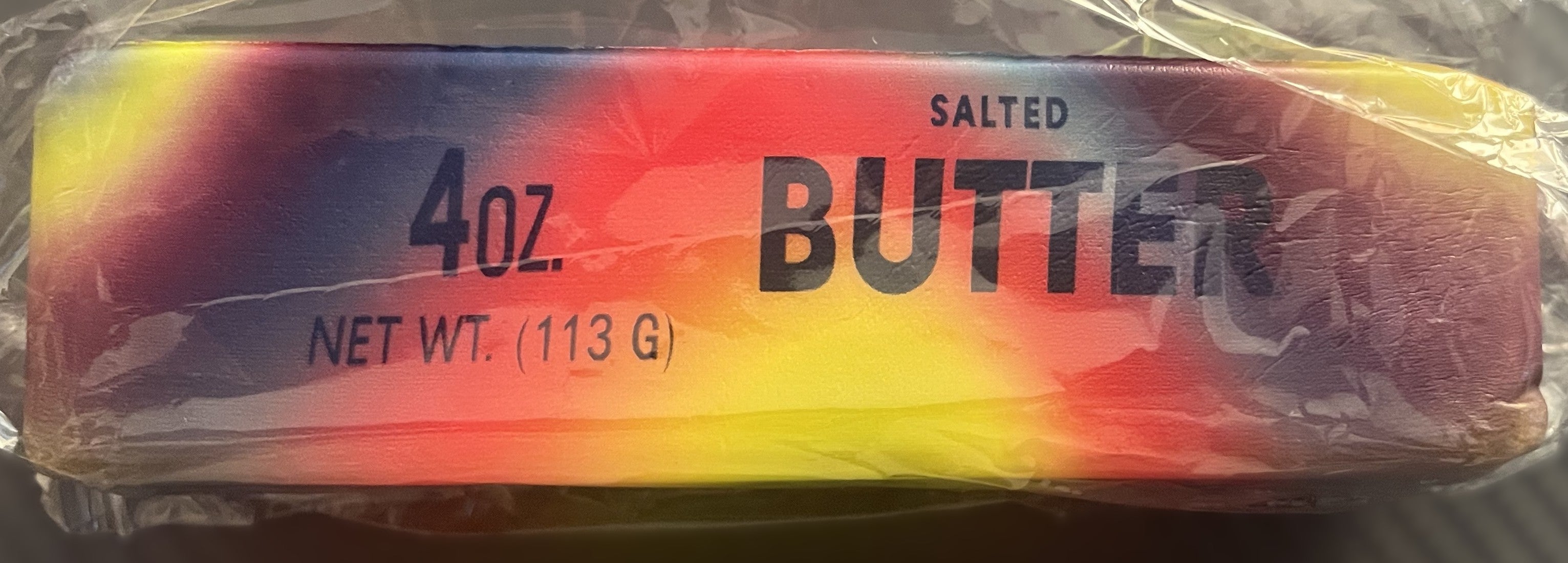 Rainbow 4oz Butter