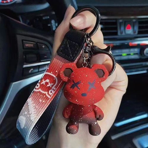 Bear Resin Keychain