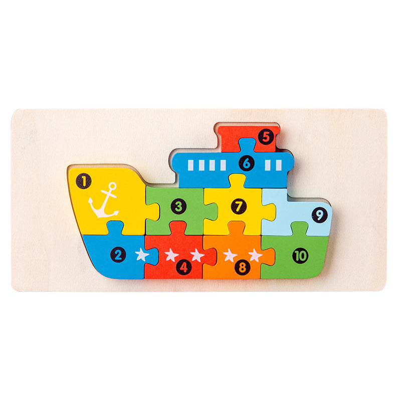 Wooden Chunky Jigsaws